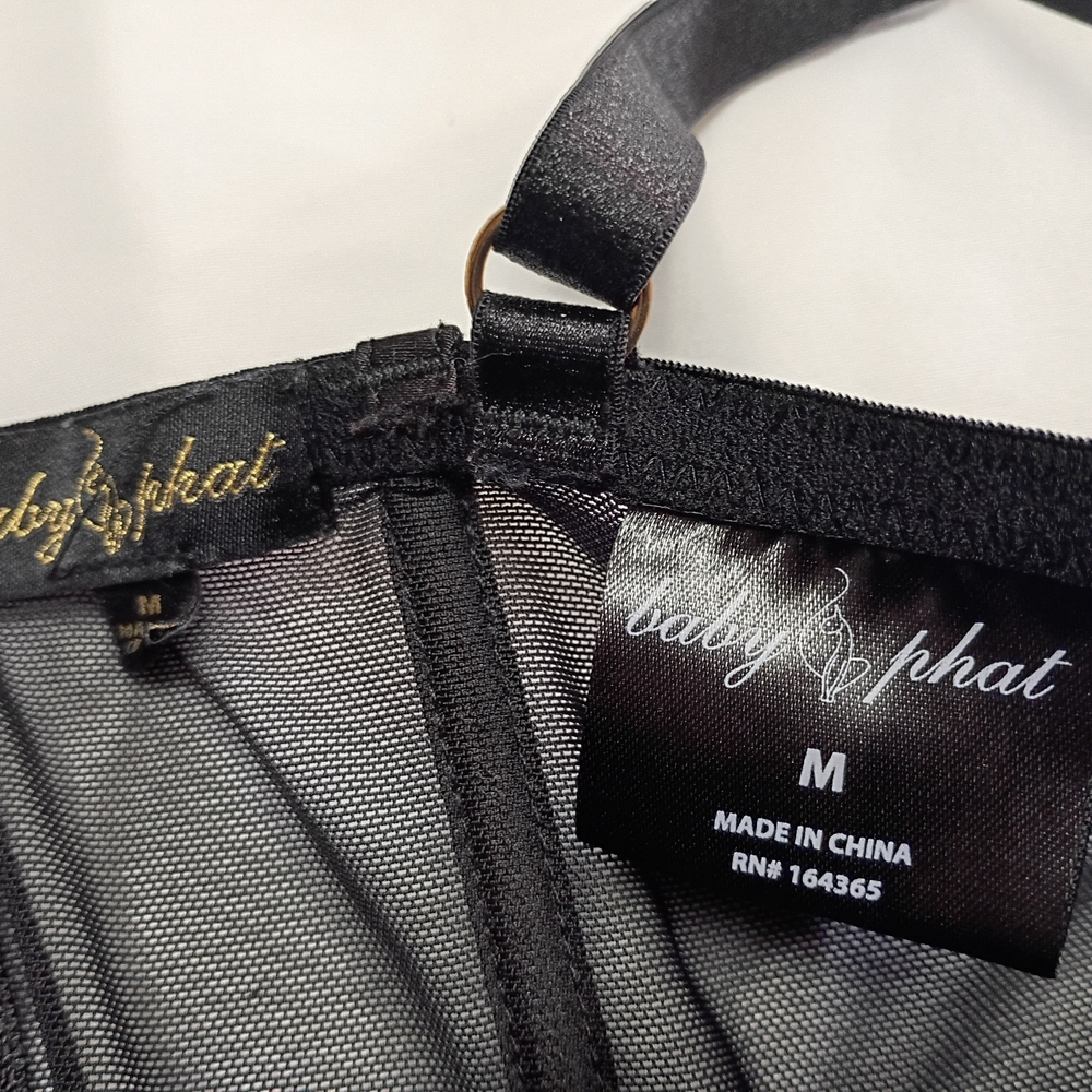 Baby Phat Black Lace Bustier - Picture 5 of 7